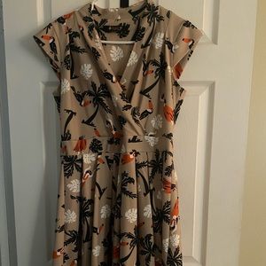 Rockabilly Lady vintage dress, perfect for Viva or Tiki Bars!